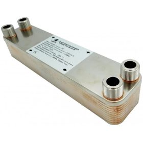   Lemezes hőcserélő 30 lemezes 330kW 4x1 1/4” külső csatlakozással