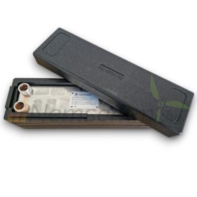   Lemezes hőcserélő szigeteléssel 50 lemezes hőcserélő 550kW 4x1 1/4” csatlakozással fedlap pár és emelőlap