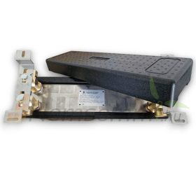 Lemezes hőcserélő 60 lemezes 660kW 4x1 1/4” csatlakozású, tartószerkezettel és szigeteléssel