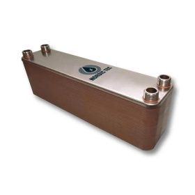   Lemezes hőcserélő 80 lemezes 526 mm hosszú 880kW 4x1 1/2” külső csatlakozással