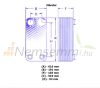 Plate heat exchanger 40 plates 1000kW with 2" external connection Ba-95-40