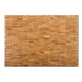 Bambusz kerti zuhany kilépő kültéri és beltéri használatra szolár zuhanyhoz vagy medence mellé 60x90