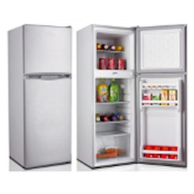   Hűtőszekrény 142 literes 12V 24V egyenáramú kivitelű hűtő fagyasztó többek között napelemes rendszerekhez