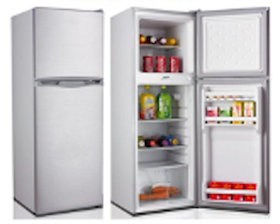 Refrigerator 142 liter 12V 24V direct current version fridge freezer for solar systems, among others