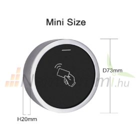   Okos beléptetőrendszer Bluetoothos RFID kártya beléptető