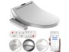 Bidet heated dryer bidet toilet seat night light, controllable by application, glows in the dark, deodorizing function