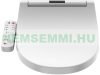 Bidet heated dryer bidet toilet seat night light, controllable by application, glows in the dark, deodorizing function