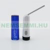 Travel bidet in red, blue and black 
