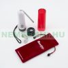 Travel bidet in red, blue and black 