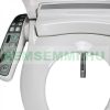 Bidet toilet board with heatable board, water and dryer adjustable temperature  