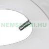 Bidet toilet board with heatable board, water and dryer adjustable temperature  