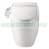 Bidet toilet board with heatable board, water and dryer adjustable temperature  