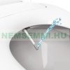 Bidet toilet seat with 1/2" cold water connection 