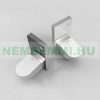 Complete toilet and bidet with premium toilet tank in black with glass cover, luxury design