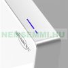 Complete toilet and bidet with premium toilet tank in white with glass cover and contactless flushing