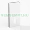 Complete toilet and bidet with premium toilet tank in white with glass cover and contactless flushing