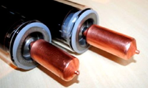 Vákuumcső 58x1800 Big-Pipe napkollektorhoz kompletten, Heat-pipe csővel együtt 24mm fej