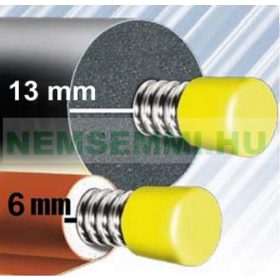   Bordáscső DN20 flexibilis szolár gégecső 11mm aerogél szigeteléssel együtt