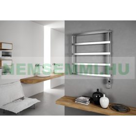   Elektromos radiátor - Cordivari Alessandra Electric 530x420 rozsdamentes acél design törölközőszárító 150W fűtőbetéttel