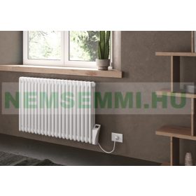   Elektromos radiátor - Cordivari Ardesia Electric 338x600 fehér, 400-2000W-ig design törölközőszárító. Rendelhető fekete piros kék sárga zöld barna lila narancs drapp színben