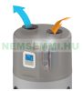 Heat pump boiler Indirect storage 200 liter 1 heat exchanger with built-in heat pump Cordivari Bollytherm HP DHW tank vertical design