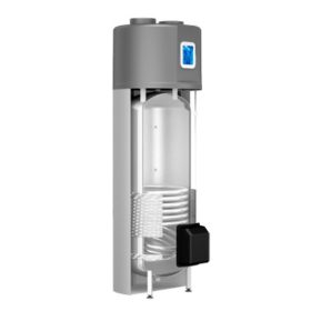   Indirekt tároló 300 literes 1 hőcserélős beépített hőszivattyúval Cordivari Bollytherm HP HMV tartály álló kivitel