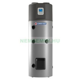   Indirekt tároló 300 literes 2 hőcserélős beépített hőszivattyúval Cordivari Bollytherm HP HMV tartály álló kivitel