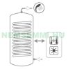 300 liter DHW tank with extra large heat exchanger - Cordivari Bolly1 XL WB300 1 heat exchanger for stationary, solar collector or heat pump