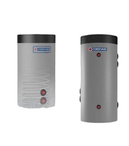 Universal 1 heat exchanger Cordivari Bolly Primo 100l indirect wall storage DHW storage boiler next to solar collector 