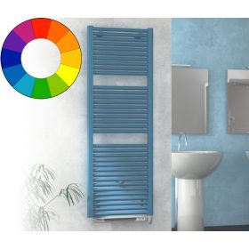 Színes elektromos radiátor - Cordivari Claudia Blower 500x763 farmerkék design törölközőszárító kény