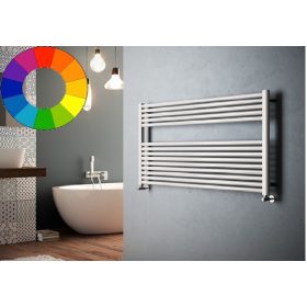 Radiátor - Cordivari Claudia Wide 1200x440 mm fehér design radiátor törölközőszárító