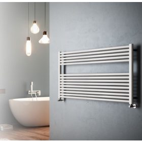 Radiátor - Cordivari Claudia Wide 1200x440 mm fehér design radiátor törölközőszárító
