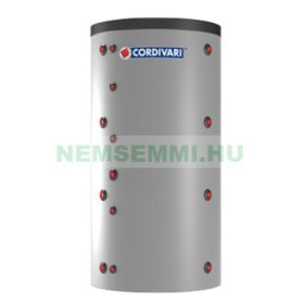   Puffertartály 1500 liter - benne 400 liter belső tartállyal - hőcserélő nélküli puffer tartály fűtési melegvíz tárolásra és használati melegvíz készítésére