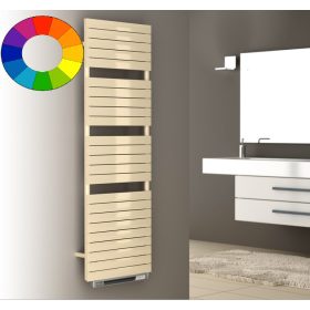   Színes elektromos radiátor - Cordivari Dory Blower 500x784 bézs design törölközőszárító kényszerkeringetésű radiátor 500W fűtőbetéttel