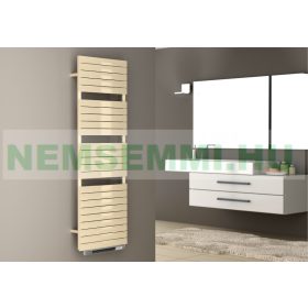   Színes elektromos radiátor - Cordivari Dory Blower 500x784 bézs design törölközőszárító kényszerkeringetésű radiátor 500W fűtőbetéttel