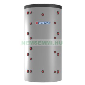 Puffer tartály 3 hőcserélős Cordivari Eco-Combi 500 liter 1 inox és 2 acél hőcserélővel