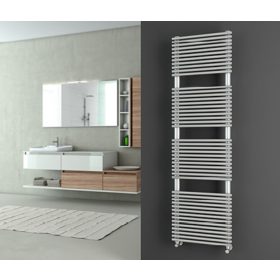   Design radiátor - Cordivari Elen 18 Satin 430x760 szálcsiszolt rozsdamentes acél design törölközőszárító