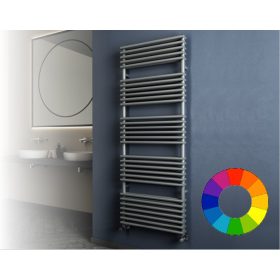   Színes design radiátor - Cordivari Gloria 22 Plus 430x790 szürke design törölközőszárító. Rendelhető fekete piros kék sárga zöld barna lila narancs drapp színben