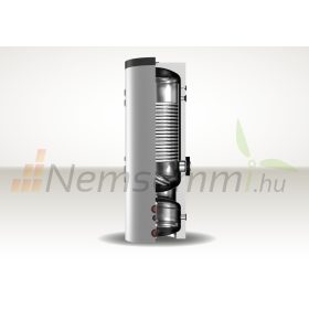   Rozsdamentes hibrid tartály 1 hőcserélővel hőszivattyúval kompatibilis 300/90l Indirekt tároló és puffertartállyal kombinálva HMV-be épített 