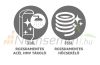 Stainless steel hybrid tank with 1 heat exchanger compatible with heat pump 300/90l Combined with indirect storage and buffer tank built into DHW 