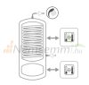 Hybrid tank with 1 heat exchanger compatible with heat pump 250/90l Combined with indirect storage and buffer tank built into DHW 