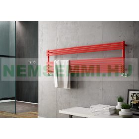 Színes design radiátor - Cordivari Katia VX Wide 1200x405 piros design törölközőszárító. Rendelhető 