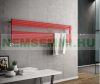 Színes design radiátor - Cordivari Katia VX Wide 1200x405 piros design törölközőszárító. Rendelhető fekete piros kék sárga zöld barna lila narancs drapp színben