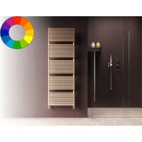 Színes radiátor - Cordivari Katia VX 400x850 bézs design törölközőszárító. Rendelhető fekete piros k