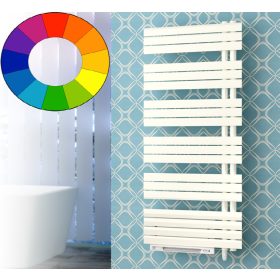 Színes elektromos radiátor - Cordivari KellyFlat Dx Blower 600x920 fehér design törölközőszárító 