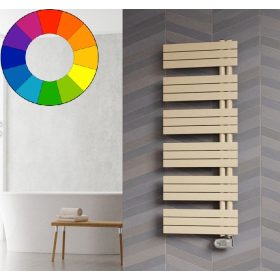 Színes elektromos radiátor - Cordivari Kelly Flat DX Electric 500x864 matt bézs színű design törölkö