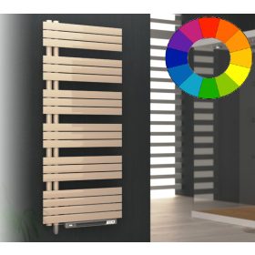 Színes elektromos radiátor - Cordivari KellyFlat Sx Blower 600x920 bézs design törölközőszárító 