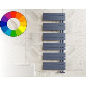 Színes radiátor - Cordivari Kelly Flat 500x864 farmerkék design törölközőszárító. Rendelhető fekete 