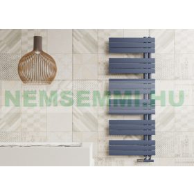 Színes radiátor - Cordivari Kelly Flat 500x864 farmerkék design törölközőszárító. Rendelhető fekete 