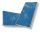 Cordivari premium extra large horizontal 2.5 m2 solar collector with blue absorber, copper tube flat collector 85 mm thick aluminum frame with 5 year warranty
